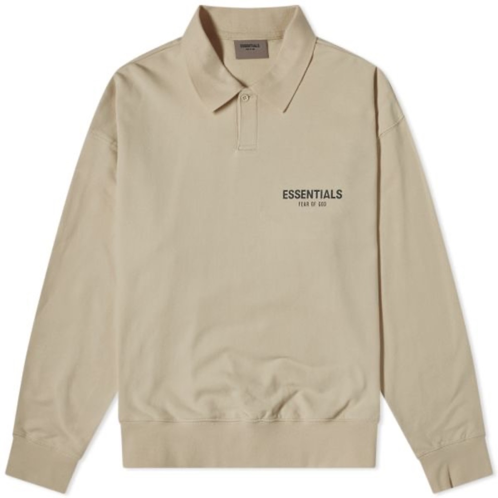 Essentials Fear of God polo long sleeve sweatshirt size xs